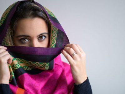 silk scarf styling