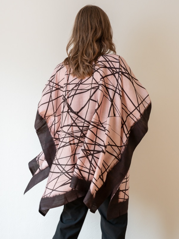short silk kimono