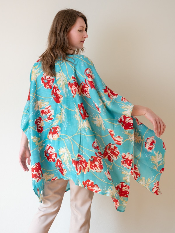 silk kimono opal