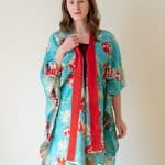 silk kimono opal