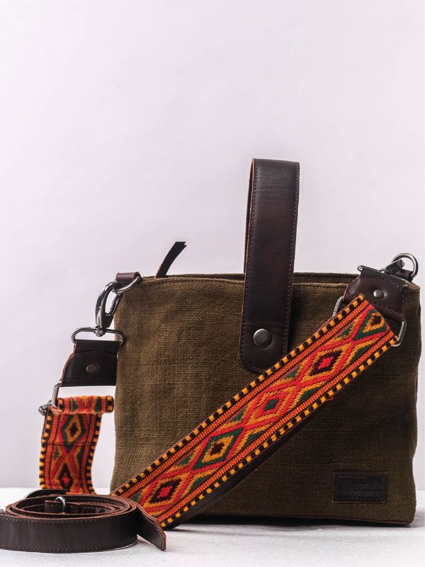 brown crossbody sling